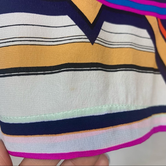 Amanda Uprichard Multicolor Pink Print Dress Sz. P - Picture 6 of 11